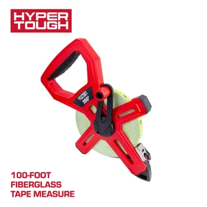Hyper Tough 100ft Fiberglass Tape Measure with Ground Stake Hyper Tough 100ft Fiberglass Tape Measure with Ground Stake