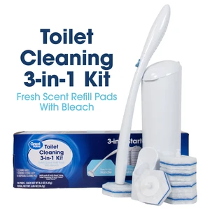 3-in-1 Toilet Cleaning Starter Kit by Great Value 3-in-1 Toilet Cleaning Starter Kit by Great Value