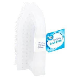 Great Value Multi-Purpose Cleaning Scrub Brush with Iron Handle, White, 1 Count Great Value Multi-Purpose Cleaning Scrub Brush with Iron Handle, White, 1 Count