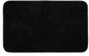 Mainstays Basic Polyester Bath Rug, 24in x 40in, Black Mainstays Basic Polyester Bath Rug, 24in x 40in, Black