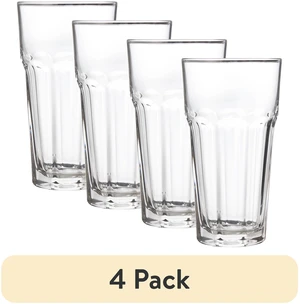 Mainstays Gibraltar 20oz Iced Tea Glass (4 Pack) Mainstays Gibraltar 20oz Iced Tea Glass (4 Pack)