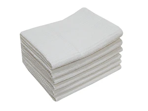 Mainstays 6-Piece Bar Mop Kitchen Towel Set, White Mainstays 6-Piece Bar Mop Kitchen Towel Set, White