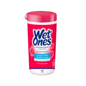 Wet Ones Antibacterial Hand Wipes, Fresh Scent, White, 40 Count, Packaging May Vary Wet Ones Antibacterial Hand Wipes, Fresh Scent, White, 40 Count, Packaging May Vary