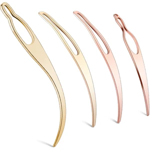 WILLBOND 4Pcs Interlocking Tool for Locs, Rose Gold, Gold WILLBOND 4Pcs Interlocking Tool for Locs, Rose Gold, Gold