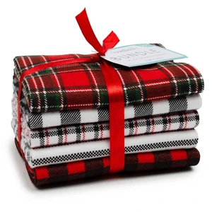 Create It Red 5 Piece 18"x21" Cotton Flannel Plaid Precut Sewing & Craft Fabric Bundle Create It Red 5 Piece 18"x21" Cotton Flannel Plaid Precut Sewing & Craft Fabric Bundle