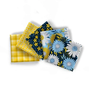 David Textiles 100% Cotton Darling Daisy 18" x 21" Multi-color Quilting Sewing Fabric 5 Pieces David Textiles 100% Cotton Darling Daisy 18" x 21" Multi-color Quilting Sewing Fabric 5 Pieces