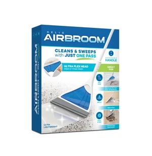 Helio Air Broom, All-Surface Lightweight Silicone, Squeegee & Pet Hair Remover for Indoor Cleaning Helio Air Broom, All-Surface Lightweight Silicone, Squeegee & Pet Hair Remover for Indoor Cleaning