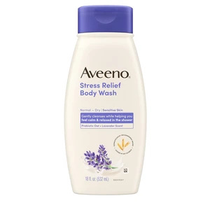 Aveeno Stress Relief Body Wash, Lavender Scent, 18 fl oz Aveeno Stress Relief Body Wash, Lavender Scent, 18 fl oz