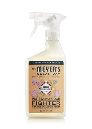 16oz Mrs. Meyer's Clean Day Pet Stain & Odor Fighter, Orange Blossom Scent 16oz Mrs. Meyer's Clean Day Pet Stain & Odor Fighter, Orange Blossom Scent