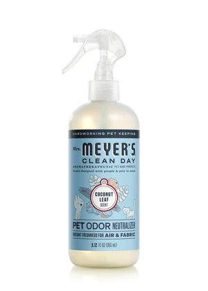 Mrs. Meyer's Clean Day Pet Odor Neutralizer, Coconut Leaf Scent, 12oz Mrs. Meyer's Clean Day Pet Odor Neutralizer, Coconut Leaf Scent, 12oz