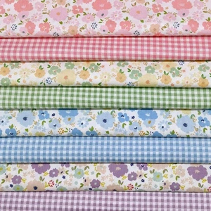 Cotton Fabric Fat Quarter Bundles for Quilting Patchwork Flowers Square 9.8"x9.8" DIY Sewing Supplies Cotton Fabric Fat Quarter Bundles for Quilting Patchwork Flowers Square 9.8"x9.8" DIY Sewing Supplies