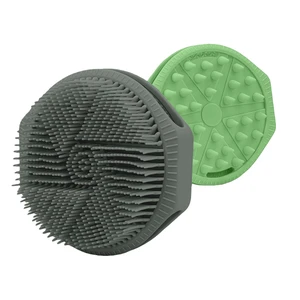 Silicone Body Scrubber 2 Pack, Shower Loofah Scalp Massager Silicone Body Scrubber 2 Pack, Shower Loofah Scalp Massager