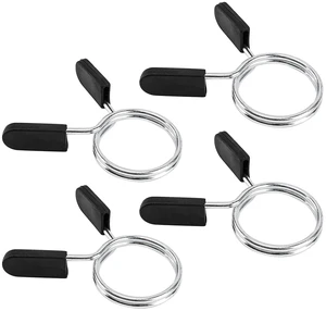 Olympic Barbell Clips 2 Inches Lock Collars Weightlifting 4 Pack Olympic Barbell Clips 2 Inches Lock Collars Weightlifting 4 Pack