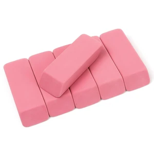 Tamaki Large Erasers, Pink, 6-Pack Tamaki Large Erasers, Pink, 6-Pack