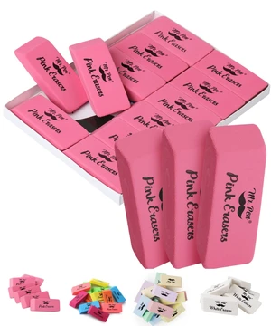 Mr. Pen Pink Pencil Eraser, 12 Pack Mr. Pen Pink Pencil Eraser, 12 Pack