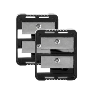 Wet n Wild Dual Pencil Sharpener, Pack of 2, for Eyeliner, Compact, Easy to Clean Wet n Wild Dual Pencil Sharpener, Pack of 2, for Eyeliner, Compact, Easy to Clean