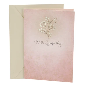 Hallmark Sympathy Greeting Card (Thoughts and Prayers Are With You) Hallmark Sympathy Greeting Card (Thoughts and Prayers Are With You)