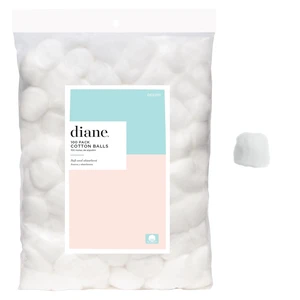 Diane 100% Pure Cotton Balls, 100 Count, Hypoallergenic, Cruelty-Free, Free from Chlorine and Fragrance, Vegan, for Face, Makeup Removal, Nail Polish, First-Aid Diane 100% Pure Cotton Balls, 100 Count, Hypoallergenic, Cruelty-Free, Free from Chlorine and Fragrance, Vegan, for Face, Makeup Removal, Nail Polish, First-Aid
