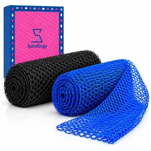 2 Pcs African Net Sponge Authentic Shower Loofah Exfoliating Washcloth 2 Pcs African Net Sponge Authentic Shower Loofah Exfoliating Washcloth