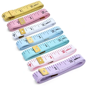 7-Pack 60-Inch Double-Sided Soft Tape Measure for Body and Weight Loss Measurements 7-Pack 60-Inch Double-Sided Soft Tape Measure for Body and Weight Loss Measurements