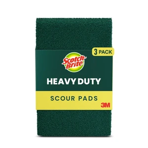 Heavy Duty Scouring Pad, Scotch-Brite, 3 Pack Heavy Duty Scouring Pad, Scotch-Brite, 3 Pack