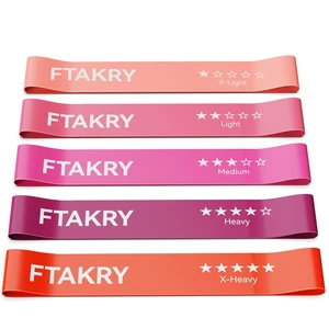 Resistance Bands with 5 Resistance Levels, Natural Latex for Home Fitness, Strength Training and Flexibility Exercises Resistance Bands with 5 Resistance Levels, Natural Latex for Home Fitness, Strength Training and Flexibility Exercises