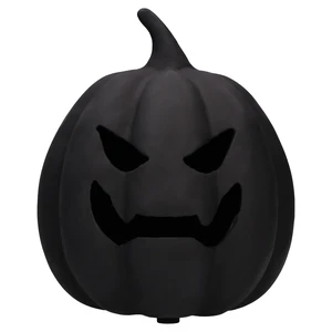Way To Celebrate Paper Mache Jack-o'-Lantern Decoration, Black, 8.3", Halloween Way To Celebrate Paper Mache Jack-o'-Lantern Decoration, Black, 8.3", Halloween