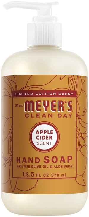 Mrs. Meyer's Clean Day Hand Soap, Apple Cider Scent, 12.5 Fl Oz Mrs. Meyer's Clean Day Hand Soap, Apple Cider Scent, 12.5 Fl Oz