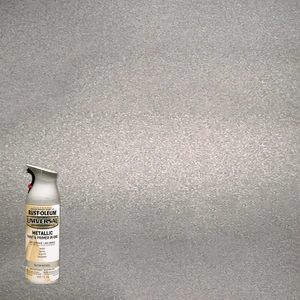 Rust-Oleum Universal All Surface Metallic Satin Nickel Spray Paint & Primer in 1 11 oz Rust-Oleum Universal All Surface Metallic Satin Nickel Spray Paint & Primer in 1 11 oz