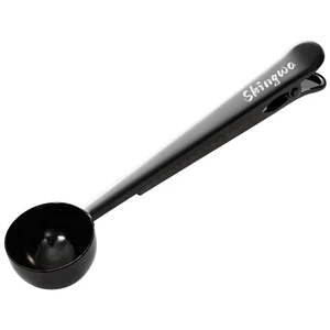 20ml Coffee Scoop with Bag Clip, Multi-Function Milk Powder Measuring Spoon (Black) 20ml Coffee Scoop with Bag Clip, Multi-Function Milk Powder Measuring Spoon (Black)