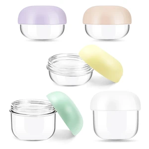 MUIIGOOD 5Pcs 20ml 10ml Small Leak Proof Mini Travel Jars with Lids and Labels MUIIGOOD 5Pcs 20ml 10ml Small Leak Proof Mini Travel Jars with Lids and Labels