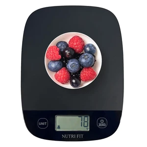 NUTRI FIT Digital Food Scale, Kitchen Scale Weight Grams & Ounces Black NUTRI FIT Digital Food Scale, Kitchen Scale Weight Grams & Ounces Black
