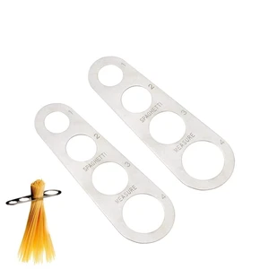 Stainless Steel Spaghetti Measure Tool, 4 Serving Portion Control Pasta Gadgets, 2 Pack Stainless Steel Spaghetti Measure Tool, 4 Serving Portion Control Pasta Gadgets, 2 Pack