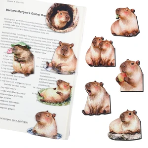 10Pcs Magnetic Bookmarks, Cute Hydrochoerus hydrochaeris Clips for Reading 10Pcs Magnetic Bookmarks, Cute Hydrochoerus hydrochaeris Clips for Reading
