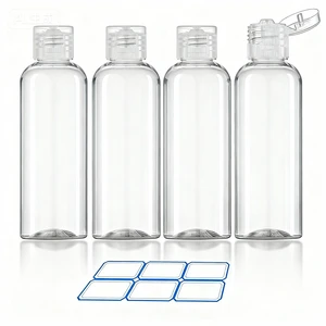 DTDNZKN 4 Pack 3.4 Oz (100ml) TSA Approved Travel Bottles for Toiletries DTDNZKN 4 Pack 3.4 Oz (100ml) TSA Approved Travel Bottles for Toiletries