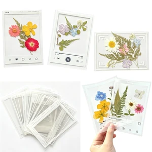 Transparent Dried Flower Bookmarks, DIY Handmade Bookmark Kit, 40Pcs Clear Acrylic Photo Frame Page Markers, 20 Designs, 3.9" x 5.5" for Adults Kids Reading Lovers Transparent Dried Flower Bookmarks, DIY Handmade Bookmark Kit, 40Pcs Clear Acrylic Photo Frame Page Markers, 20 Designs, 3.9" x 5.5" for Adults Kids Reading Lovers