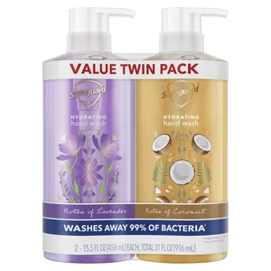 Safeguard Hand Wash Lavender & Coconut, 15.5 fl oz, Twin Pack Safeguard Hand Wash Lavender & Coconut, 15.5 fl oz, Twin Pack