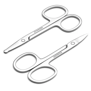Safety Tip Curved & Rounded Grooming Scissors, 2 Pack Safety Tip Curved & Rounded Grooming Scissors, 2 Pack