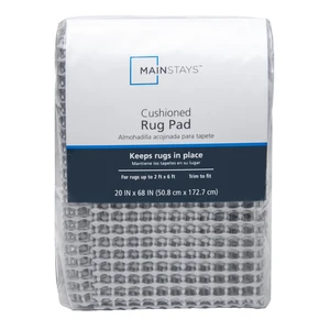 Mainstays Non-Slip Rug Pad, Gray, 2' x 6' Mainstays Non-Slip Rug Pad, Gray, 2' x 6'