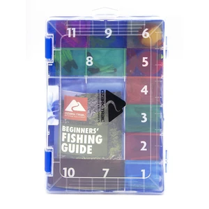 Ozark Trail Beginner's Fishing Kit with Assorted Tackle, Bobbers, Hooks and Accessories Ozark Trail Beginner's Fishing Kit with Assorted Tackle, Bobbers, Hooks and Accessories