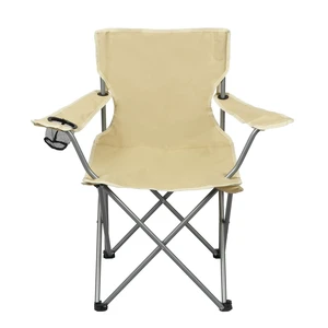 Ozark Trail Quad Folding Camp Chair with Mesh Cup Holder, Gold Ozark Trail Quad Folding Camp Chair with Mesh Cup Holder, Gold
