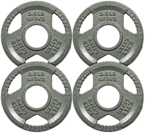 Signature Fitness Cast Iron Weight Plates, Fits 2-Inch Barbell, Multiple Sizes Signature Fitness Cast Iron Weight Plates, Fits 2-Inch Barbell, Multiple Sizes