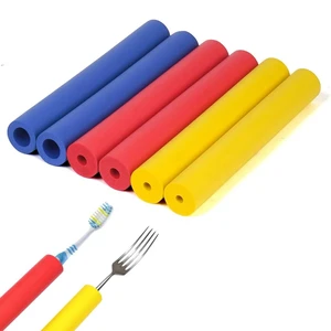 6 Pack Foam Grip Tubing, Adaptive Extended Thickened Built-Up Grip Aid for Utensils Tools Pens Elderly Disabled Arthritic Handicapped 6 Pack Foam Grip Tubing, Adaptive Extended Thickened Built-Up Grip Aid for Utensils Tools Pens Elderly Disabled Arthritic Handicapped