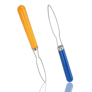 2 Pcs Button Hook Dressing Aid with Comfort Grip Handle - One Hand Button Helper for Arthritis, Seniors & Independent Living (Random Colors) 2 Pcs Button Hook Dressing Aid with Comfort Grip Handle - One Hand Button Helper for Arthritis, Seniors & Independent Living (Random Colors)