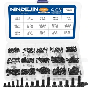 NINDEJIN Laptop Computer Screw Kit, M2 M2.5 M3 Countersunk Flat Head Phillips Mini Screws Set, Replacement Part Electronic Repair Accessories NINDEJIN Laptop Computer Screw Kit, M2 M2.5 M3 Countersunk Flat Head Phillips Mini Screws Set, Replacement Part Electronic Repair Accessories