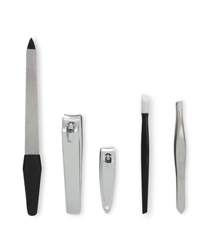 Amazon Basics 5-Piece Nail Care Grooming Kit, Manicure Pedicure Set with Nail Clippers Amazon Basics 5-Piece Nail Care Grooming Kit, Manicure Pedicure Set with Nail Clippers