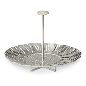 Amazon Basics Extendable Steamer Basket for Vegetables, Dumplings and Seafood, Expands from 5.6 to 9.25 in., Stainless Steel, Dishwasher-Safe Amazon Basics Extendable Steamer Basket for Vegetables, Dumplings and Seafood, Expands from 5.6 to 9.25 in., Stainless Steel, Dishwasher-Safe
