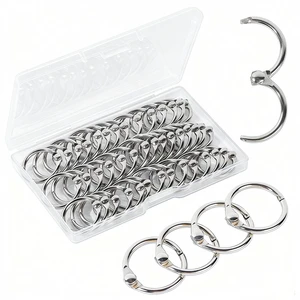 Small Binder Rings 1/2 inch 50 Pcs Mini Book Rings Small Key Ring Metal Loose Leaf Binder Ring for Index Cards (50PCS) Small Binder Rings 1/2 inch 50 Pcs Mini Book Rings Small Key Ring Metal Loose Leaf Binder Ring for Index Cards (50PCS)