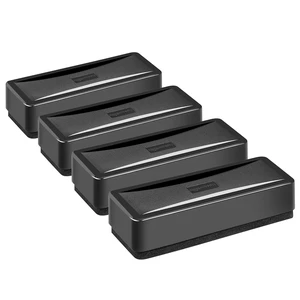 Amazon Basics Dry-Erase Whiteboard Erasers with Soft Pile, for School, Office, Home, and Classroom, Black, 4-Pack Amazon Basics Dry-Erase Whiteboard Erasers with Soft Pile, for School, Office, Home, and Classroom, Black, 4-Pack