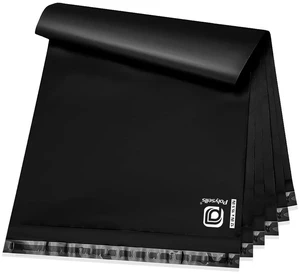POLYSELLS 100 pcs 12x15.5 Inches Black Poly Mailers Shipping Envelopes, Strong Adhesive Sealing, Waterproof, and Tear-resistant Postal Mailing Bags for Clothing, Books, and Accessories POLYSELLS 100 pcs 12x15.5 Inches Black Poly Mailers Shipping Envelopes, Strong Adhesive Sealing, Waterproof, and Tear-resistant Postal Mailing Bags for Clothing, Books, and Accessories